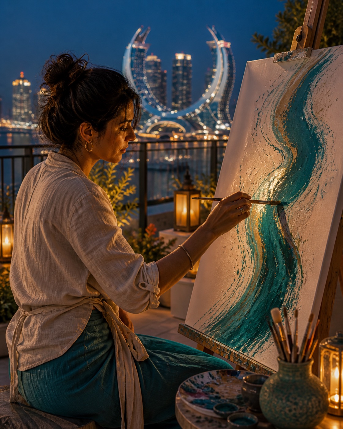 تجربة الرسم في AYADI